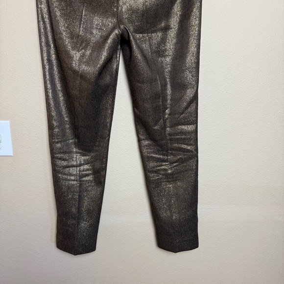 White House Black Market METALLIC SLIM ANKLE PANTS - Picture 8 of 11